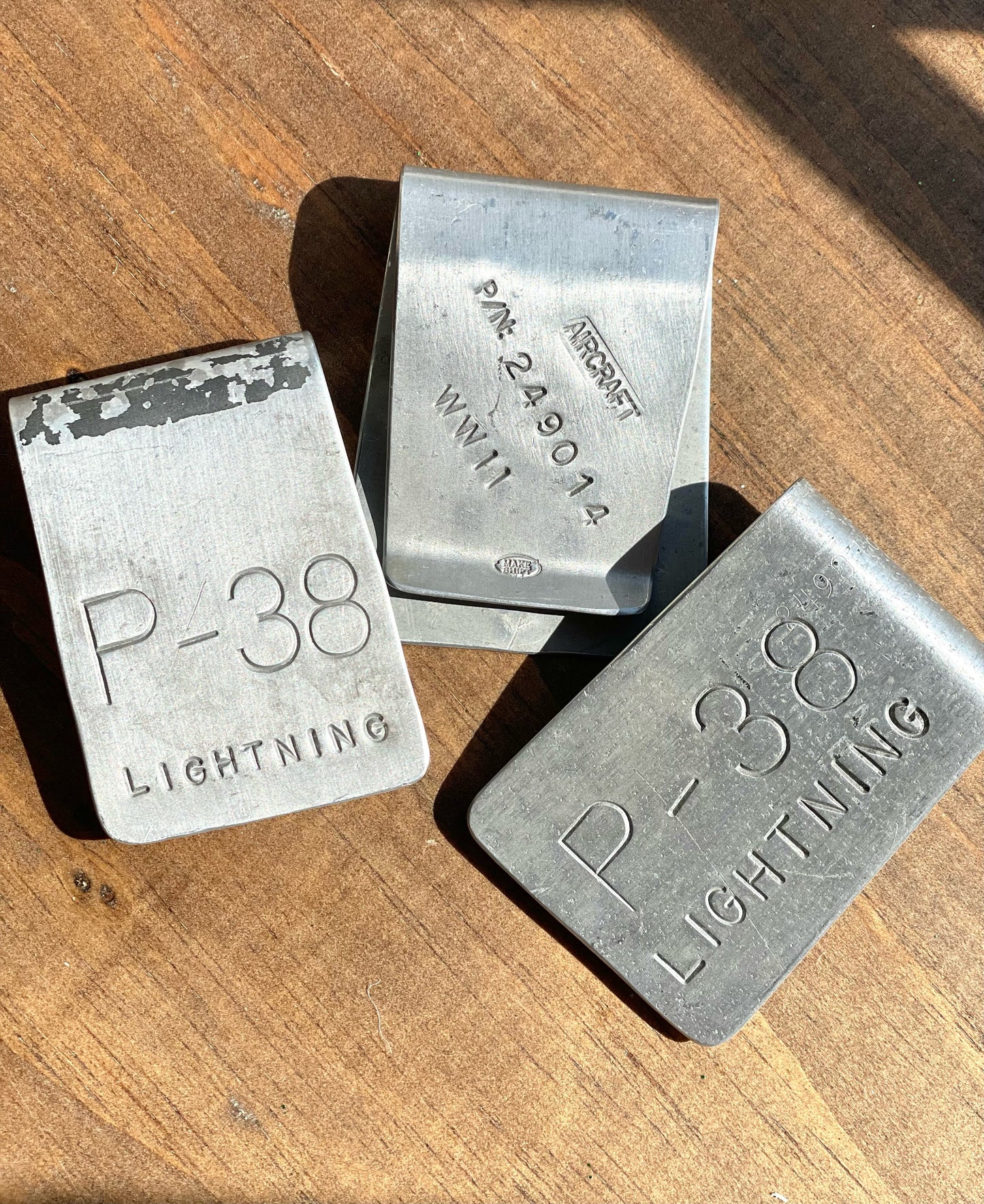 WWII Shell Casing Money Clips (w/o coin)