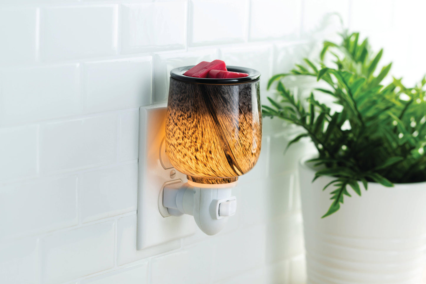 Pluggable Fragrance Warmer- Premium Obsidian