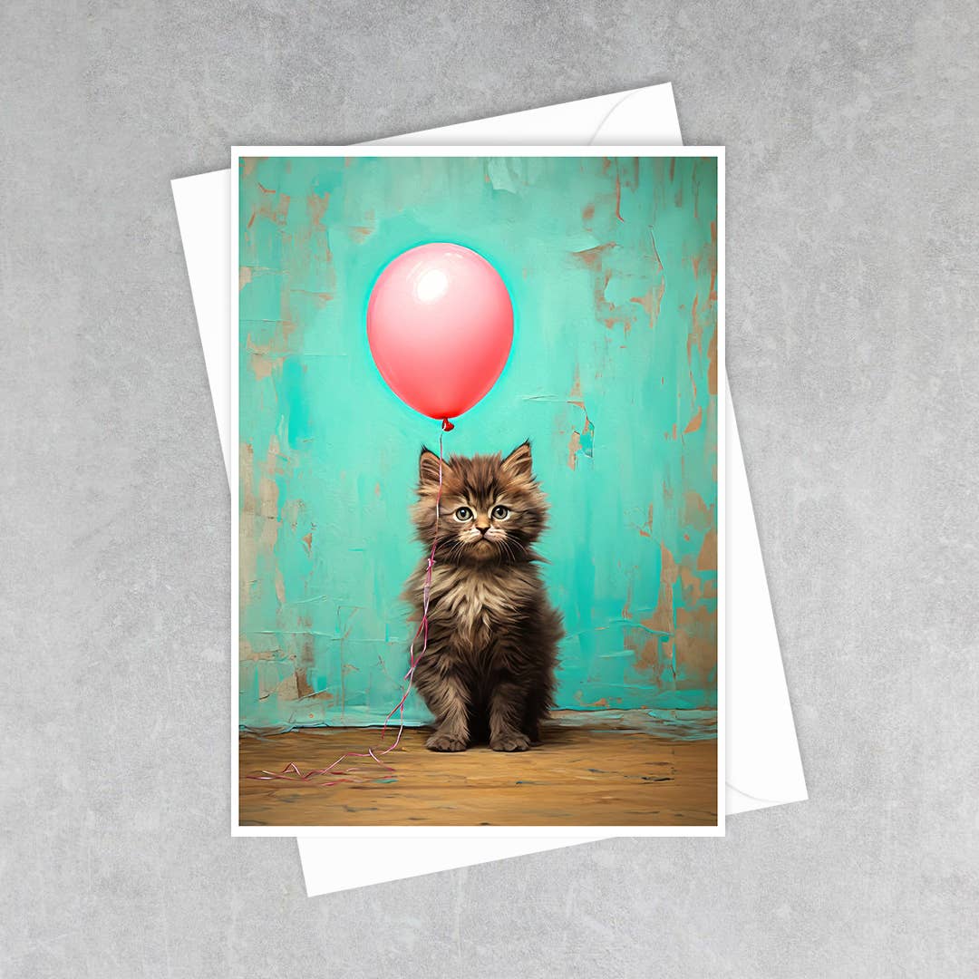 Birthday Kitty w/ Balloon
