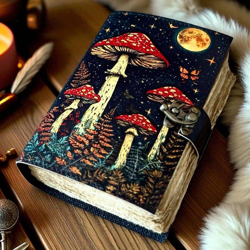 Vintage Mushroom Journal