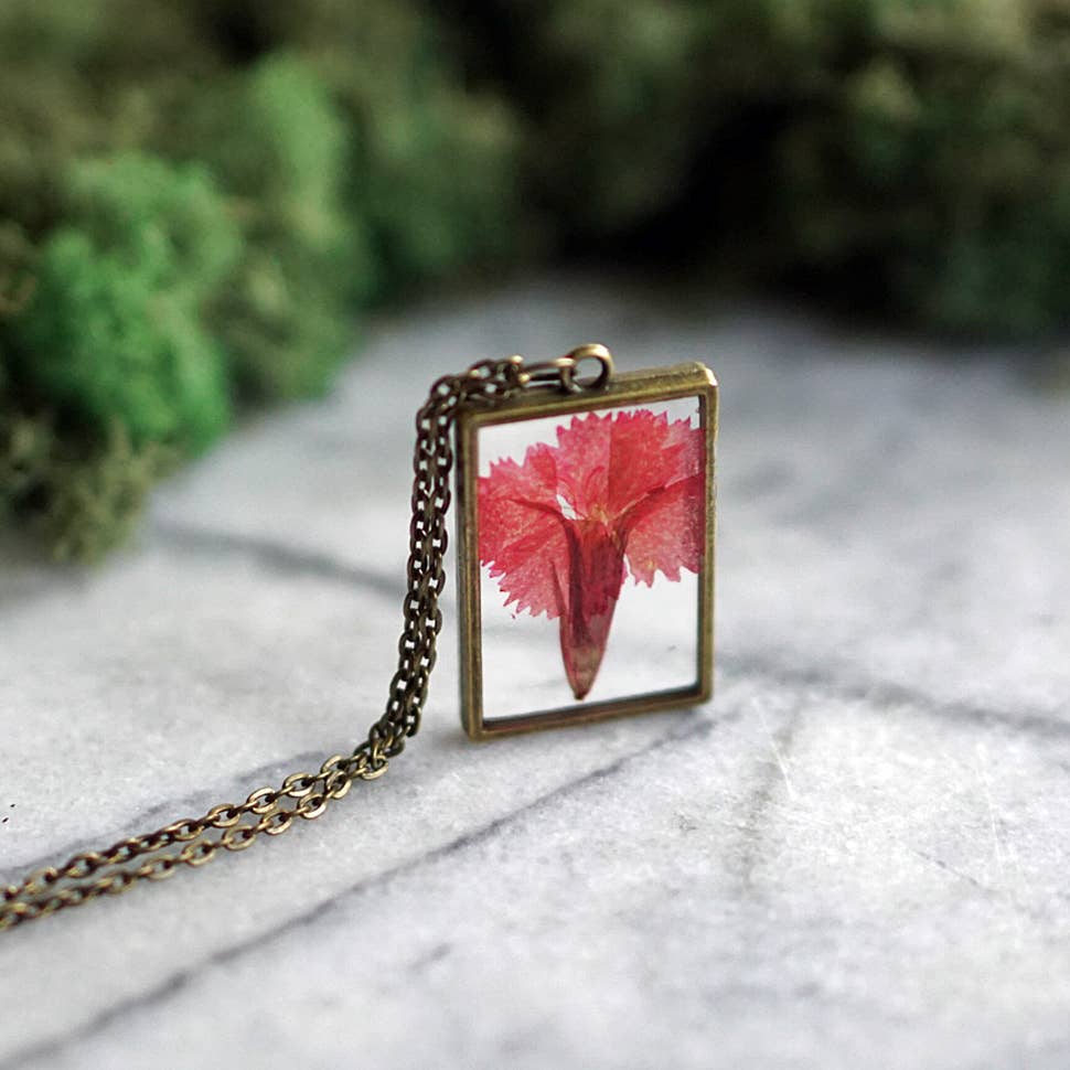 January Birth Flower Necklace