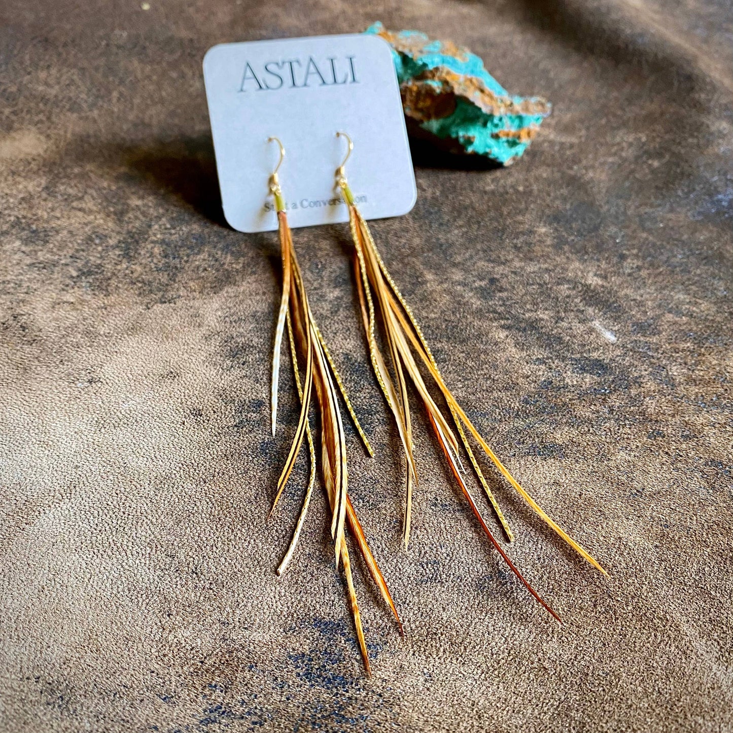 Mini Feather Earrings