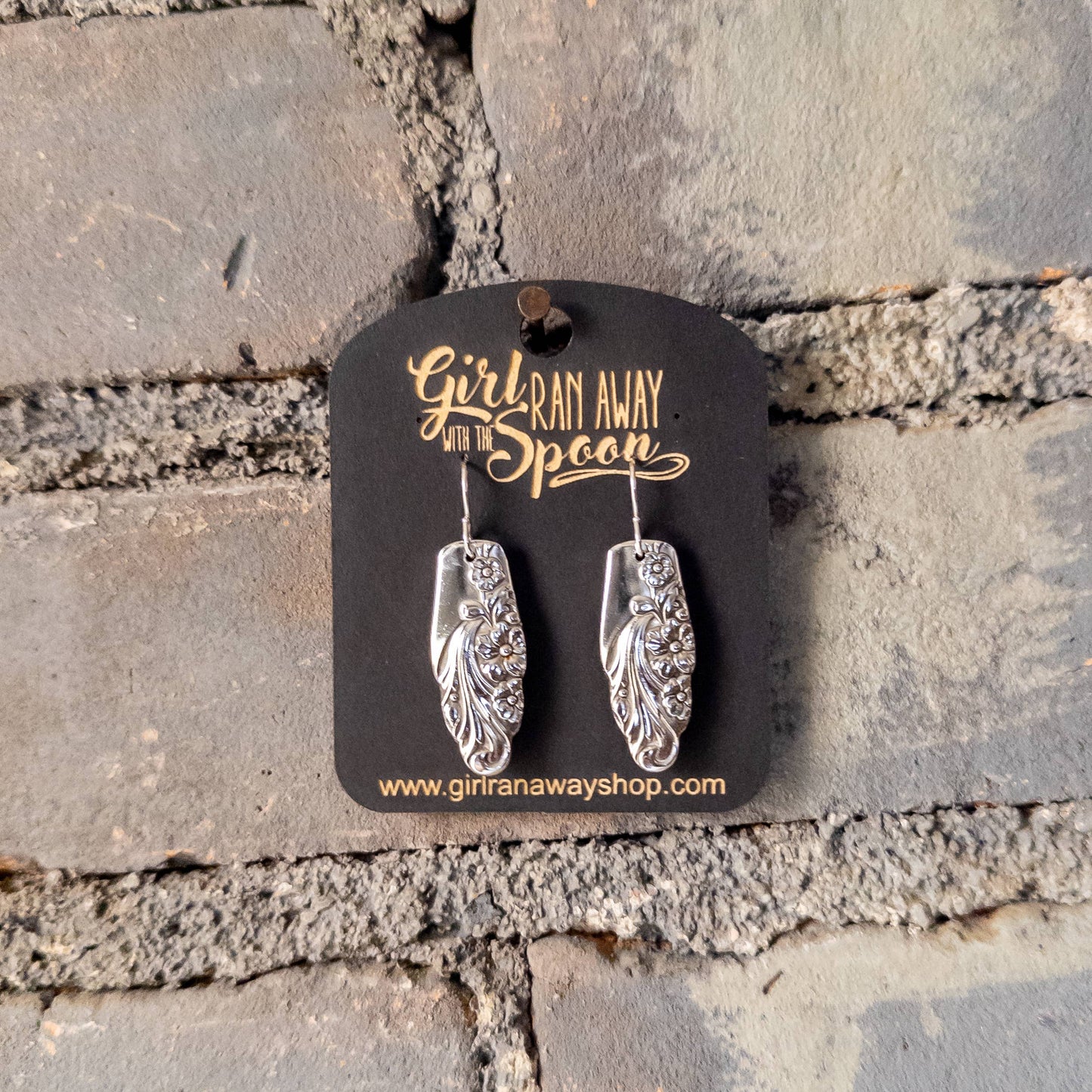 Evening Star Spoon Handle Earrings