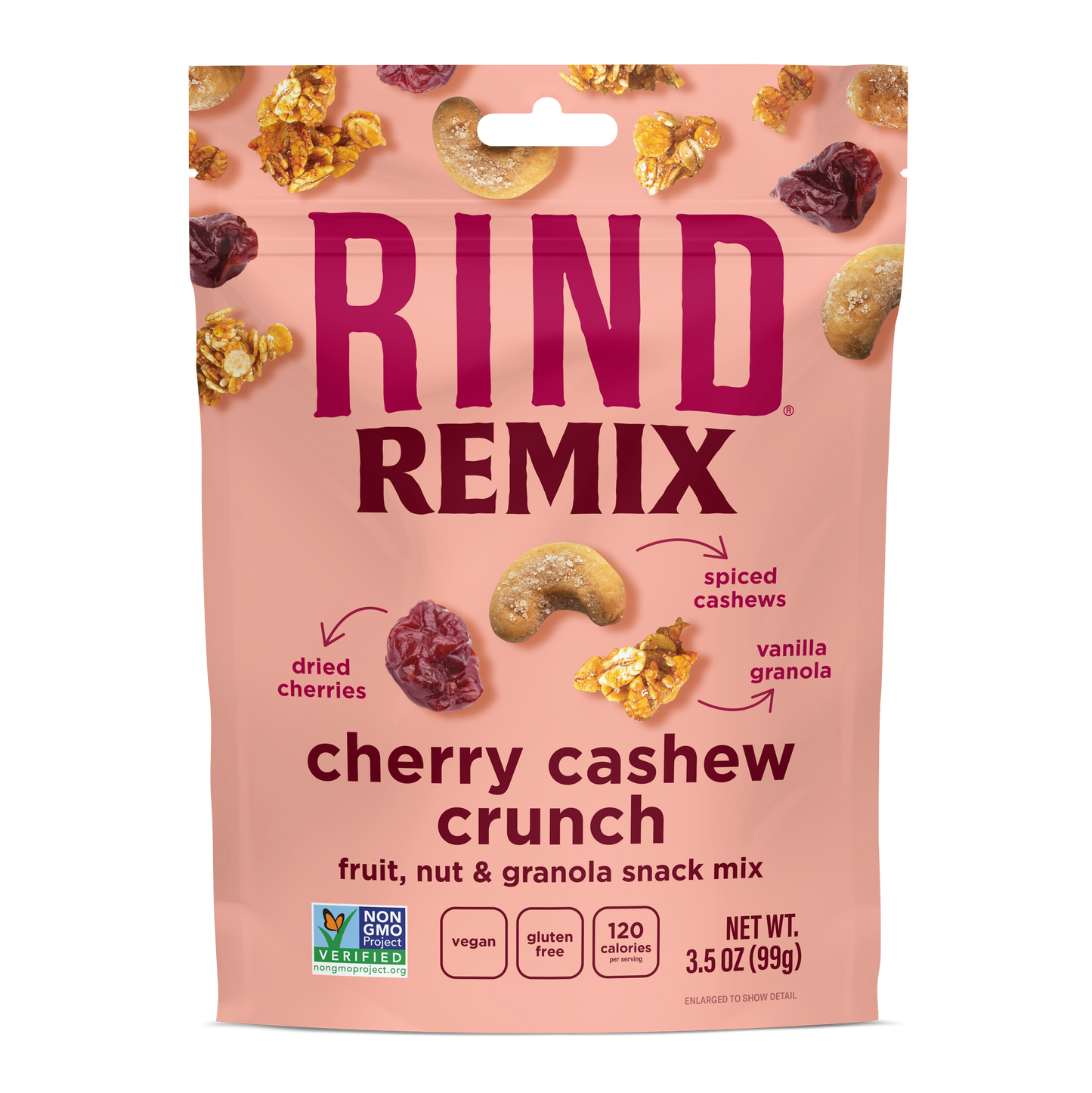 Cherry Cashew Crunch REMIX, Snack Mix - 3.5oz