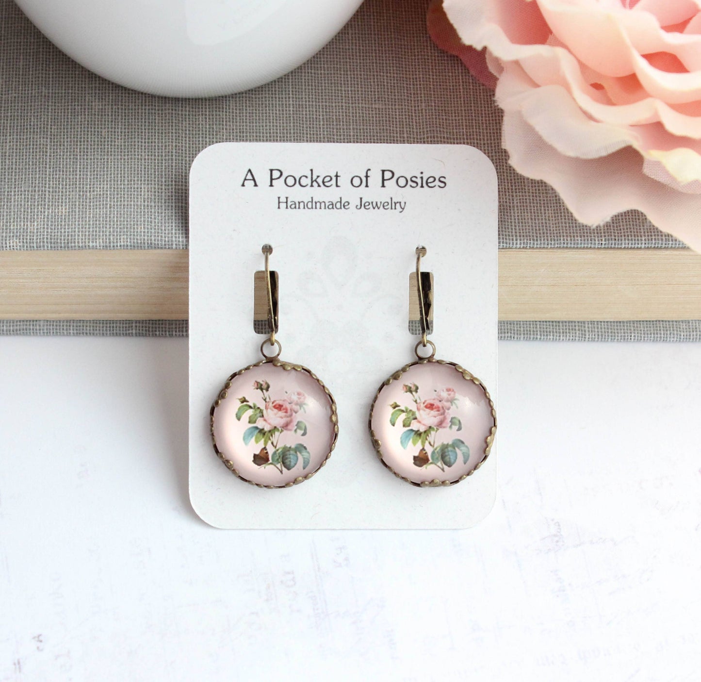 Rose Earrings