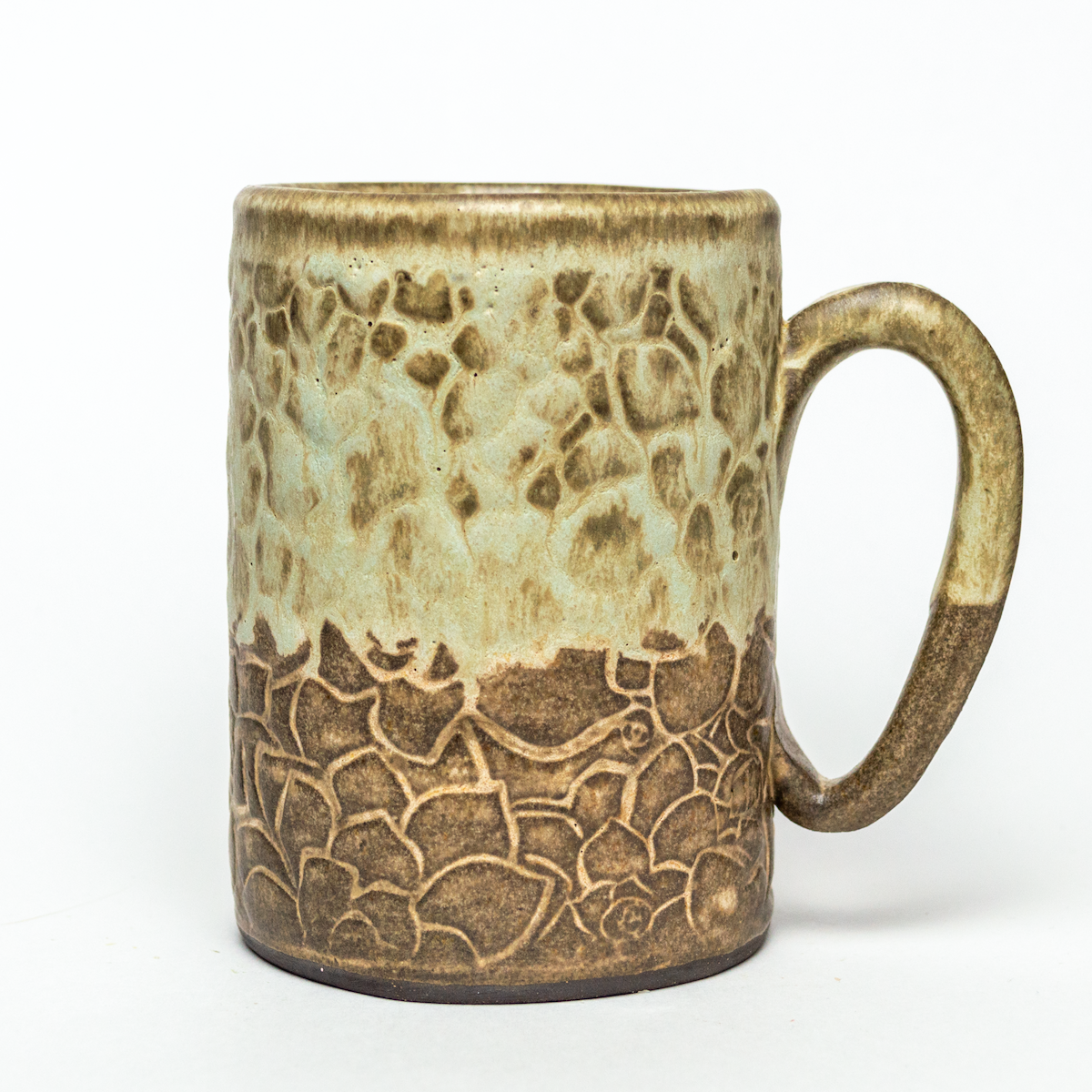Handmade Ceramic Stoneware Mug- 16 oz.