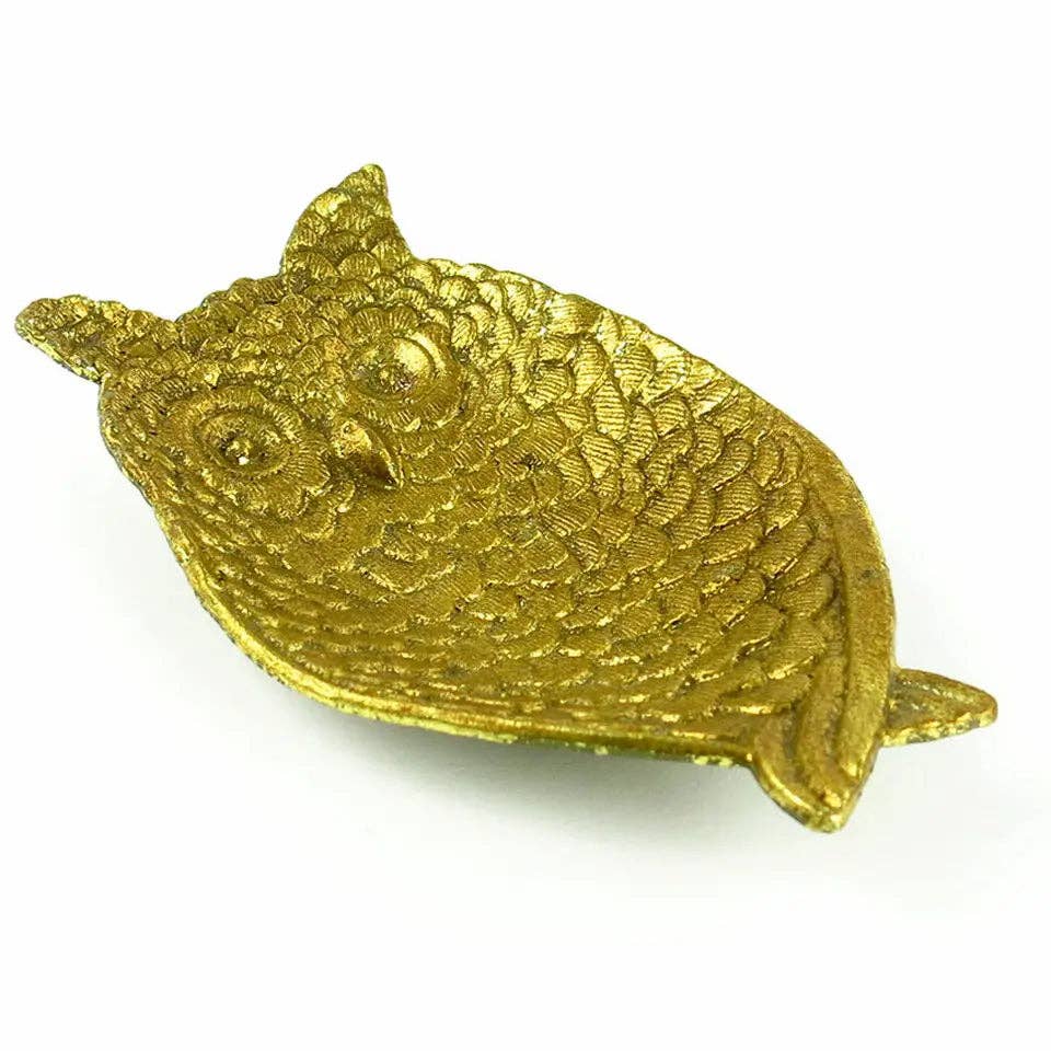 Pewter Owl Tray