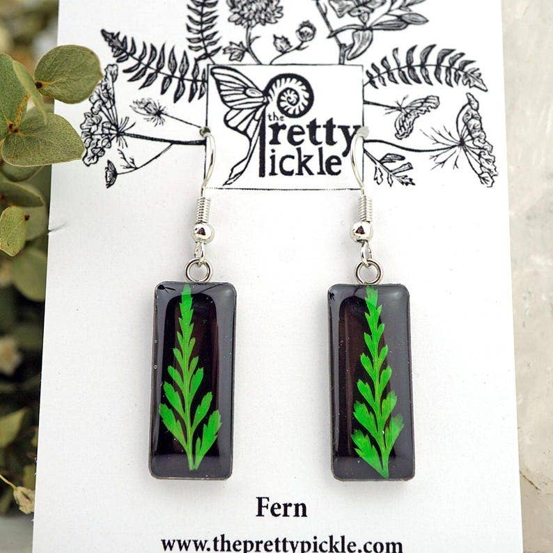 Fern Leaf Earrings