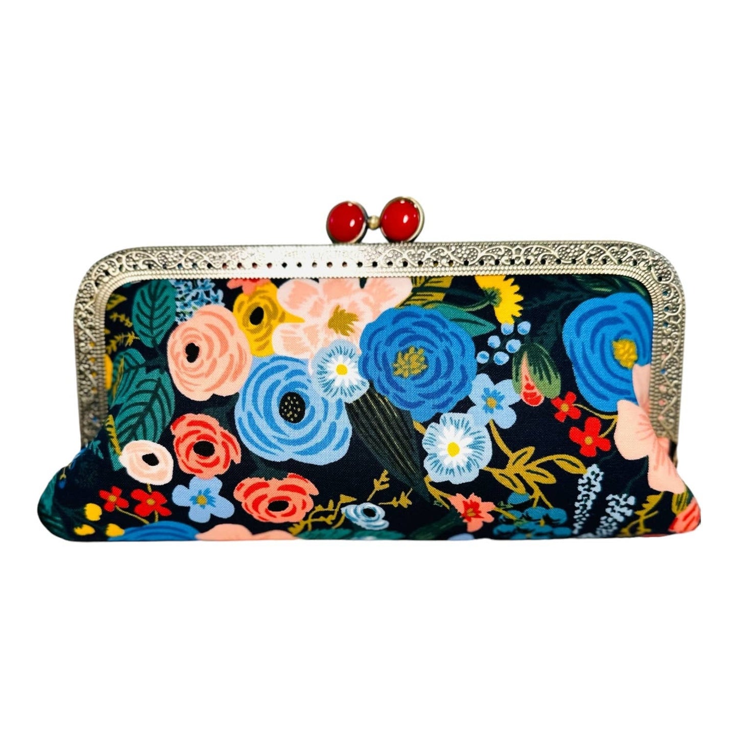 Cell Phone Clutch-Garden Party Navy