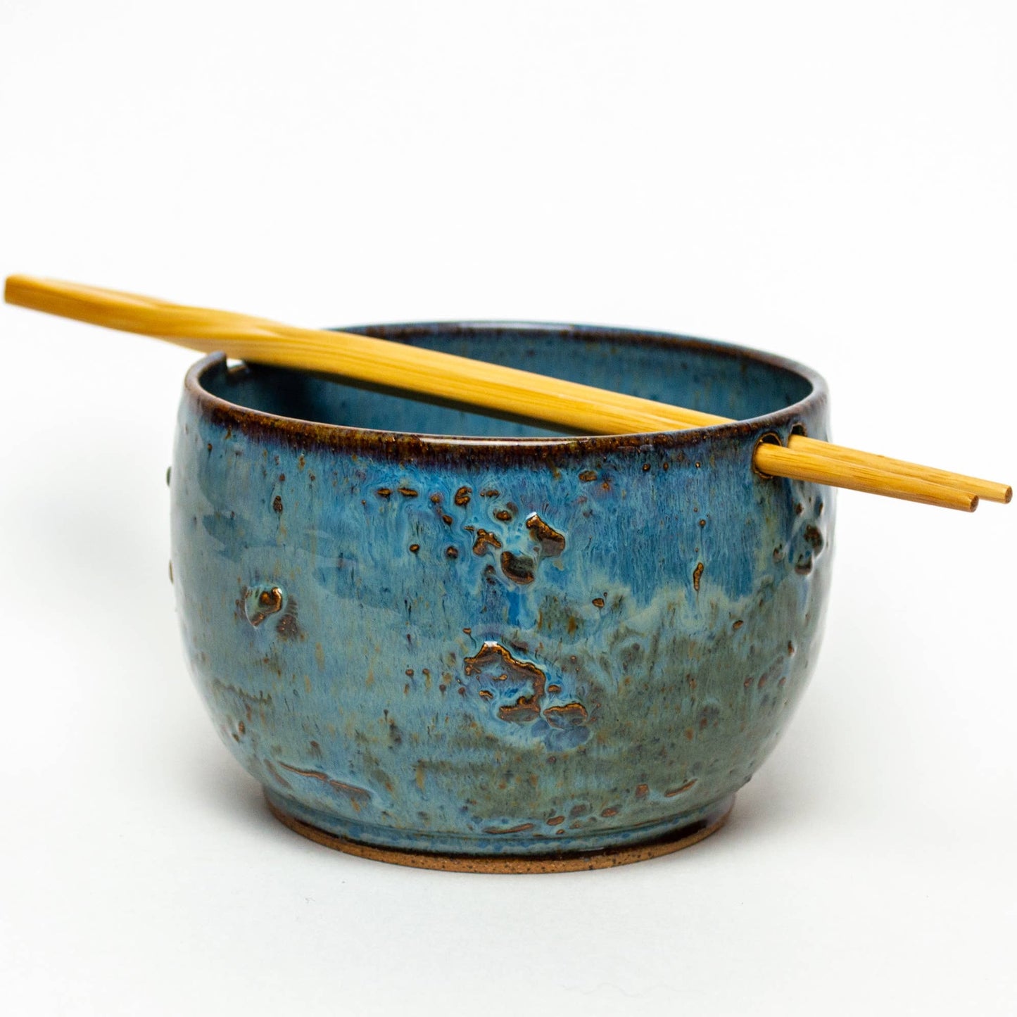 Handmade Stoneware Clay Rice/Noodle Bowl