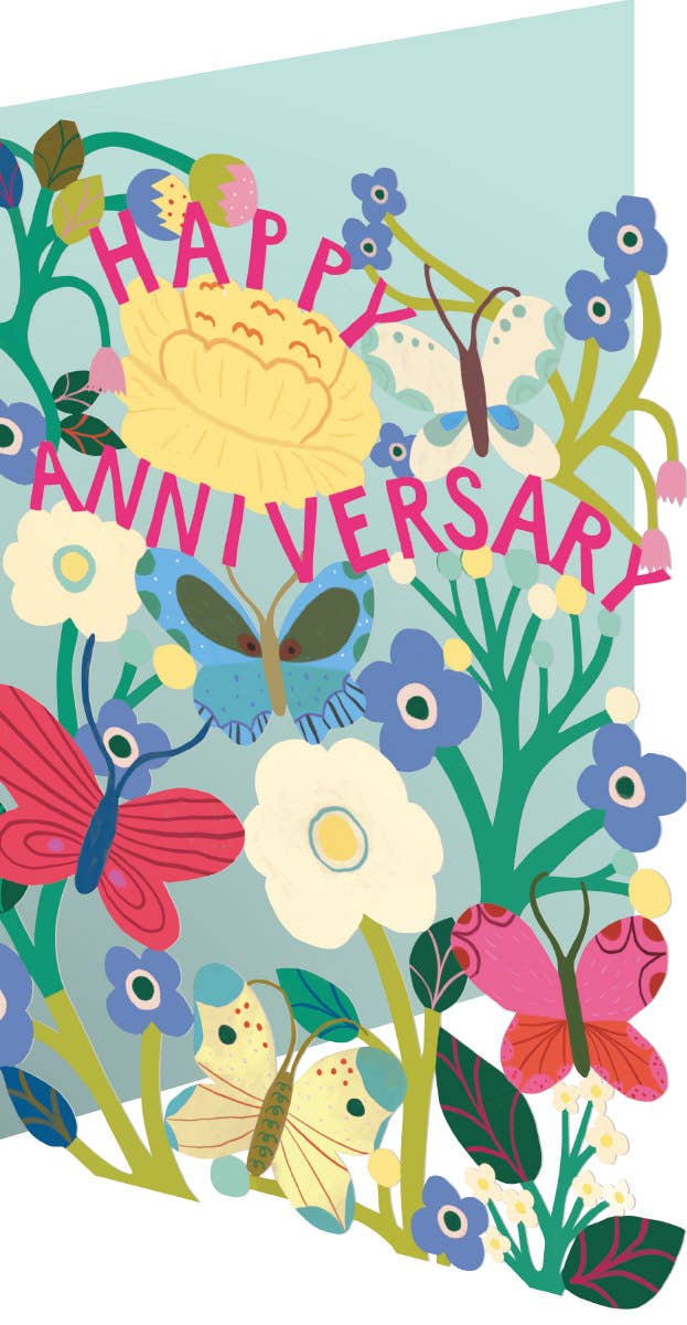 Anniversary Butterflies Card