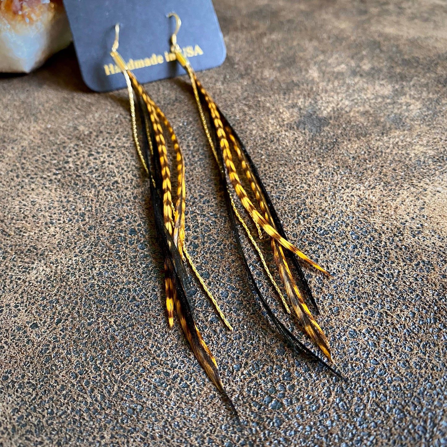 Mini Feather Earrings