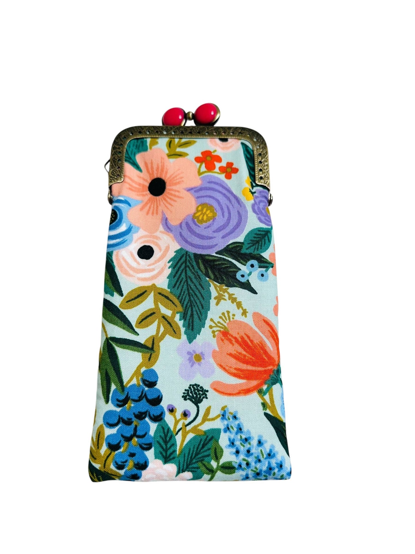 Eyeglass Case - Garden Party Mint