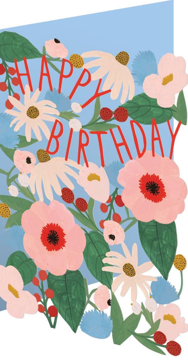 Big Pink Birthday Card