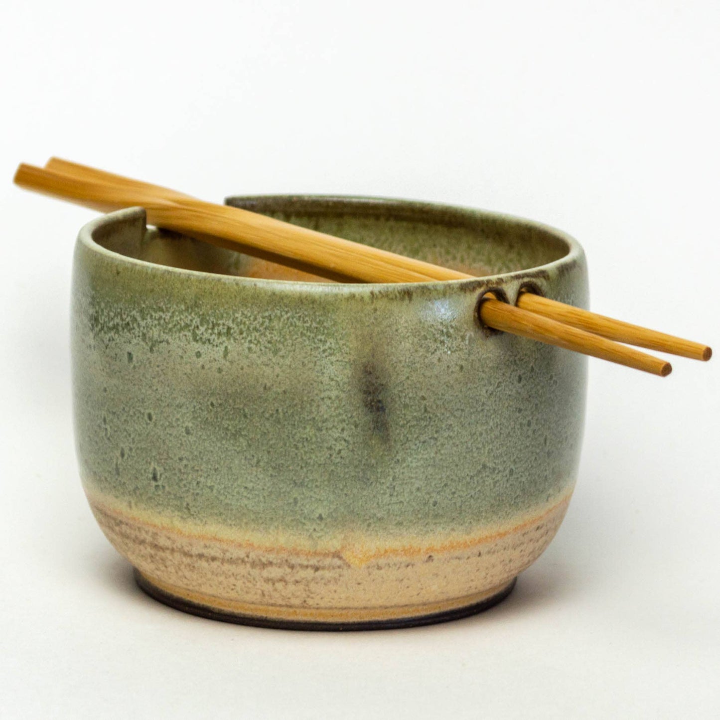Handmade Stoneware Clay Rice/Noodle Bowl