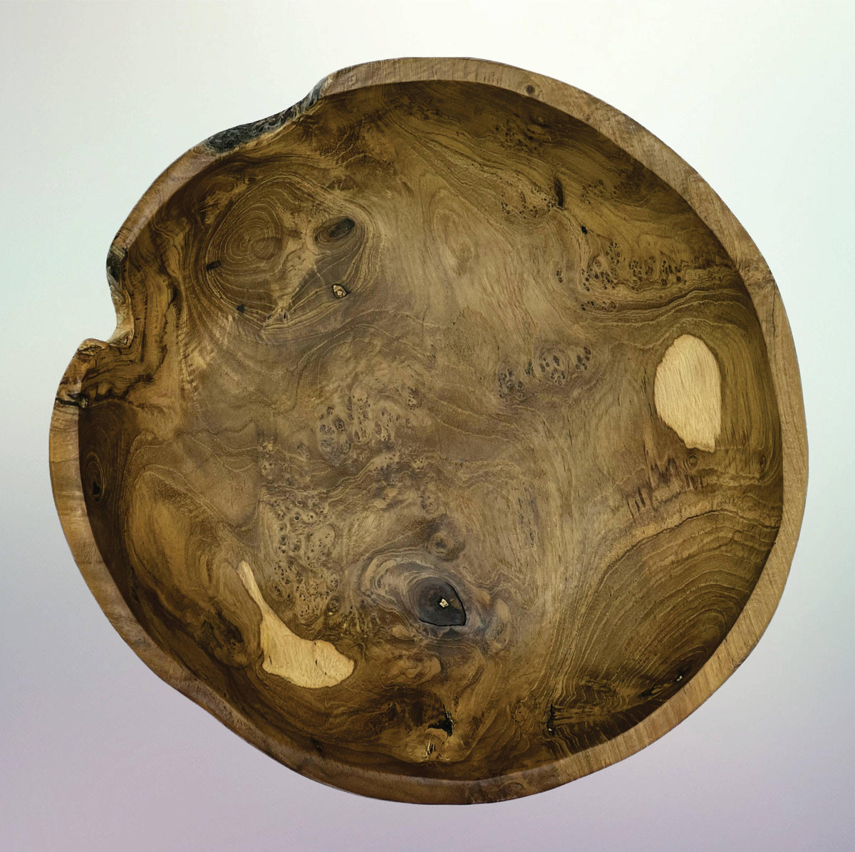 Live Edge Salvaged Teak Bowl