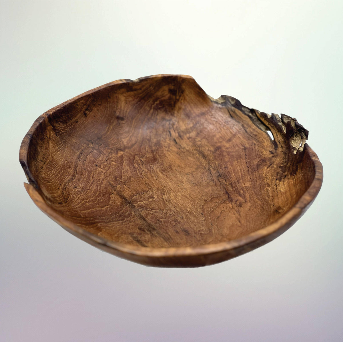 Live Edge Salvaged Teak Bowl