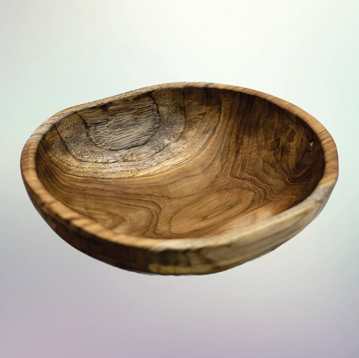 Live Edge Salvaged Teak Bowl