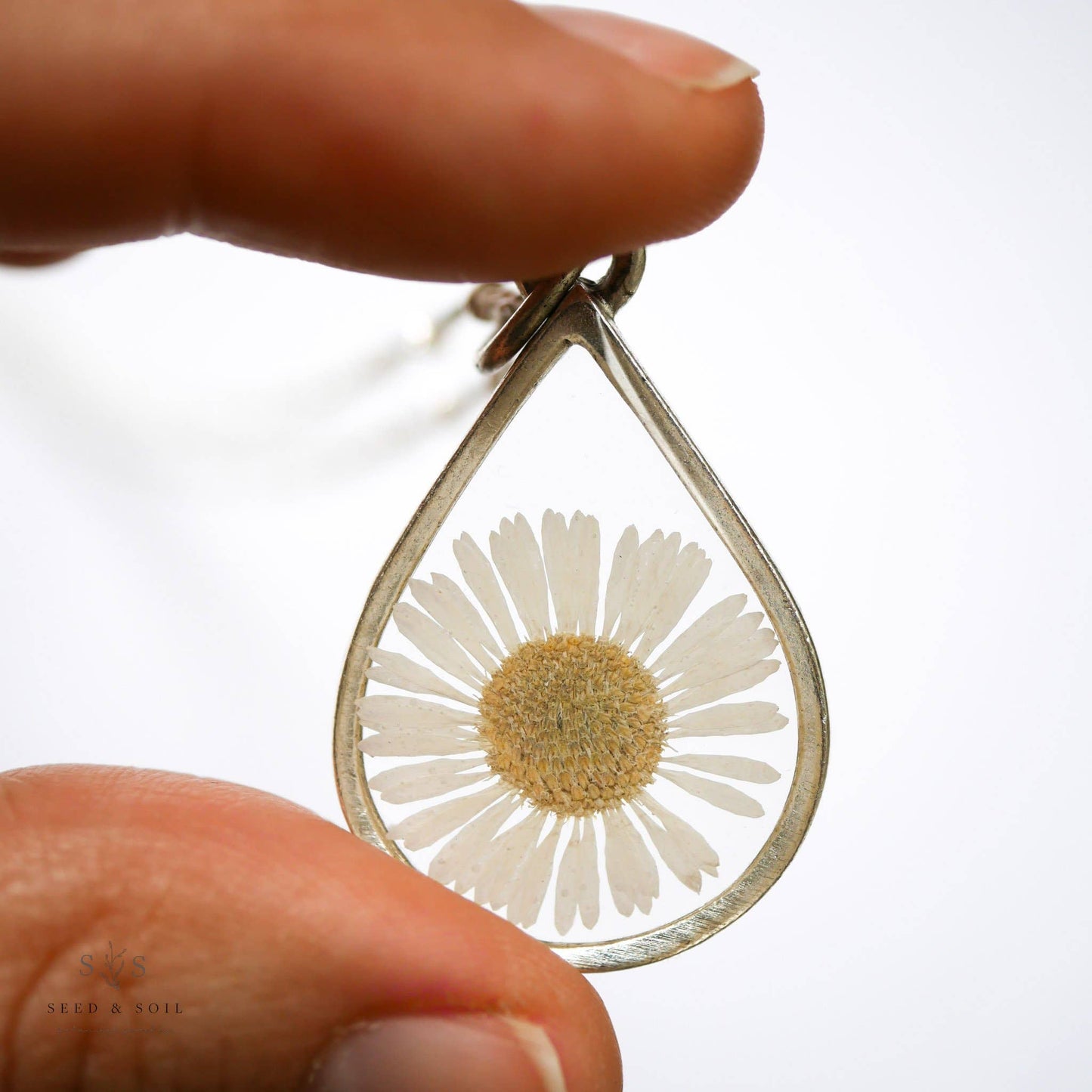 Botanical Large Teardrop Necklace