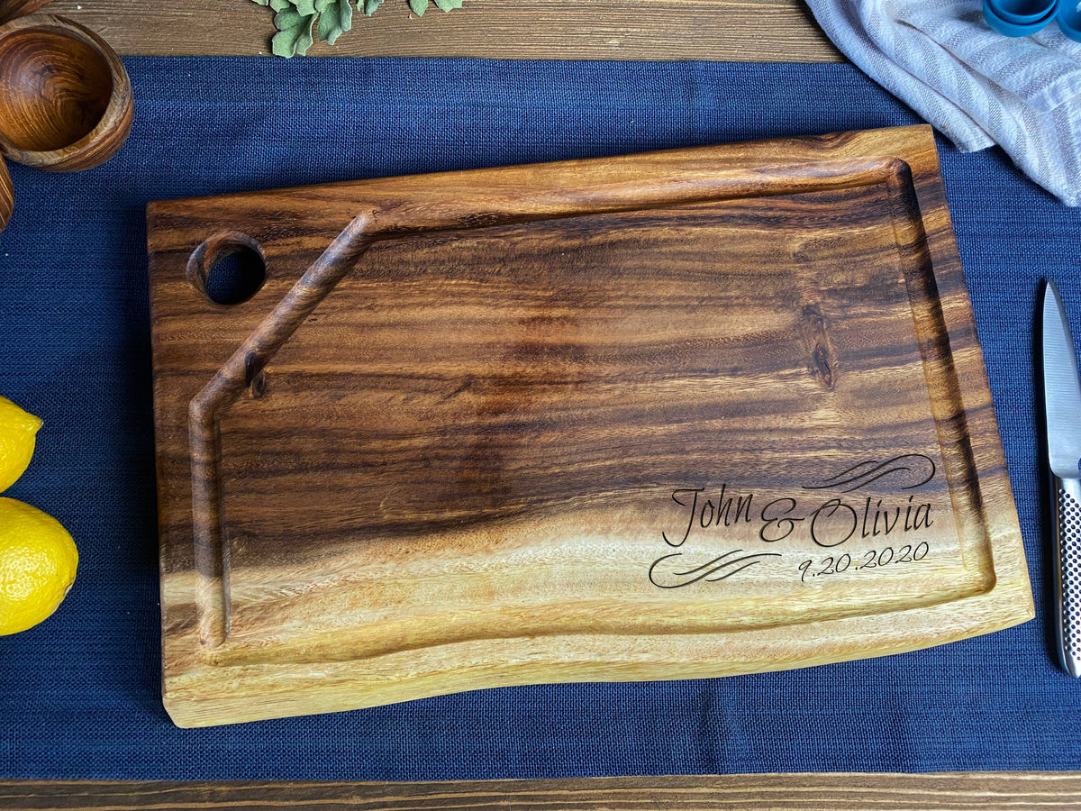 Live Edge Hanging Square Board