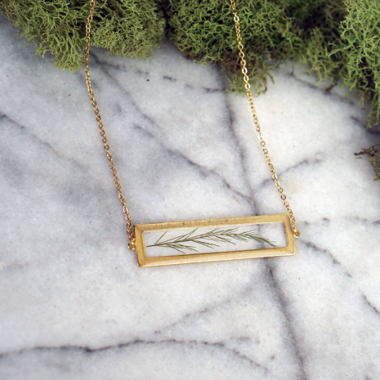 Fern  Bar Necklace