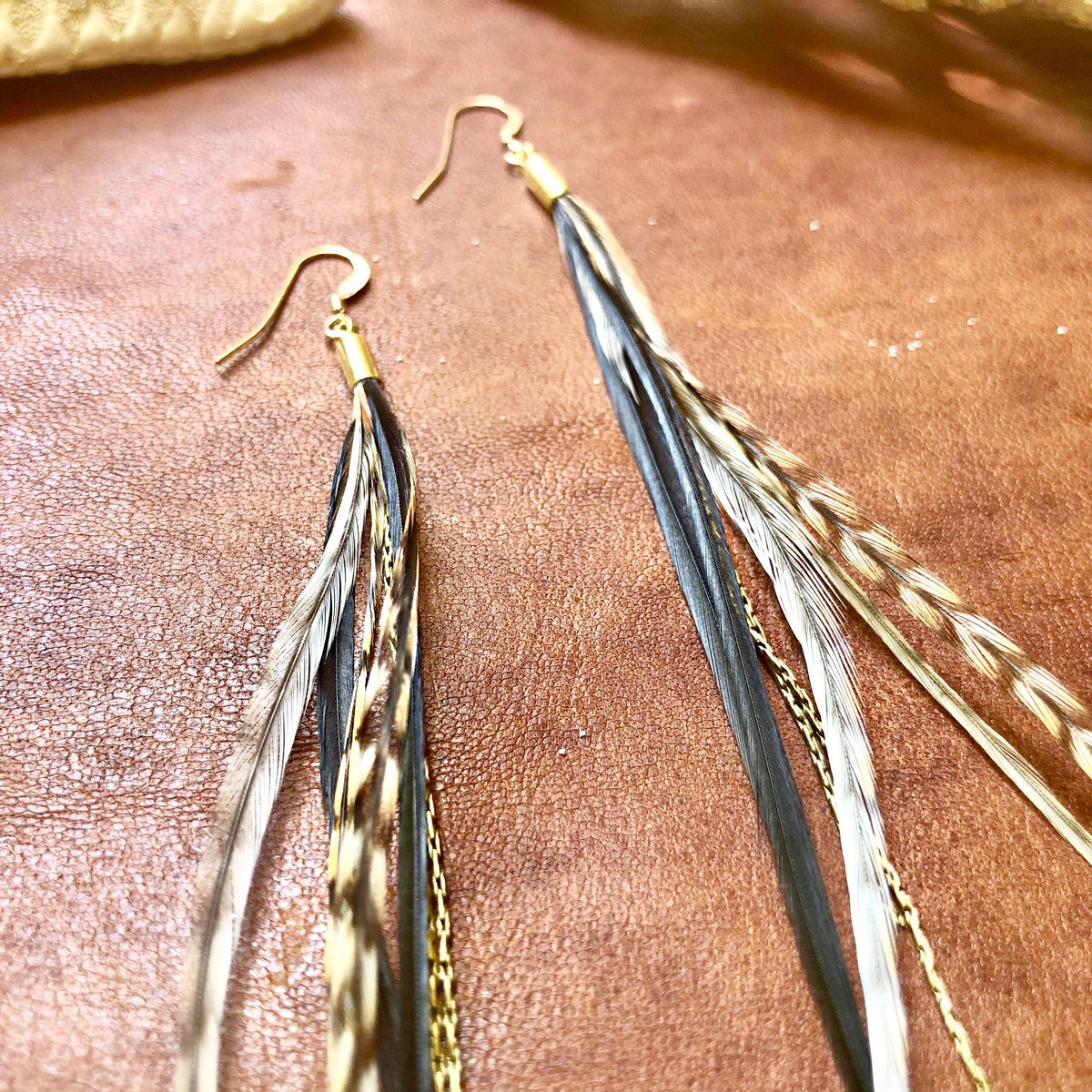 Mini Feather Earrings