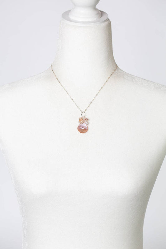 Embrace 16.5-18.5" Freshwater Pearl Cluster Necklace