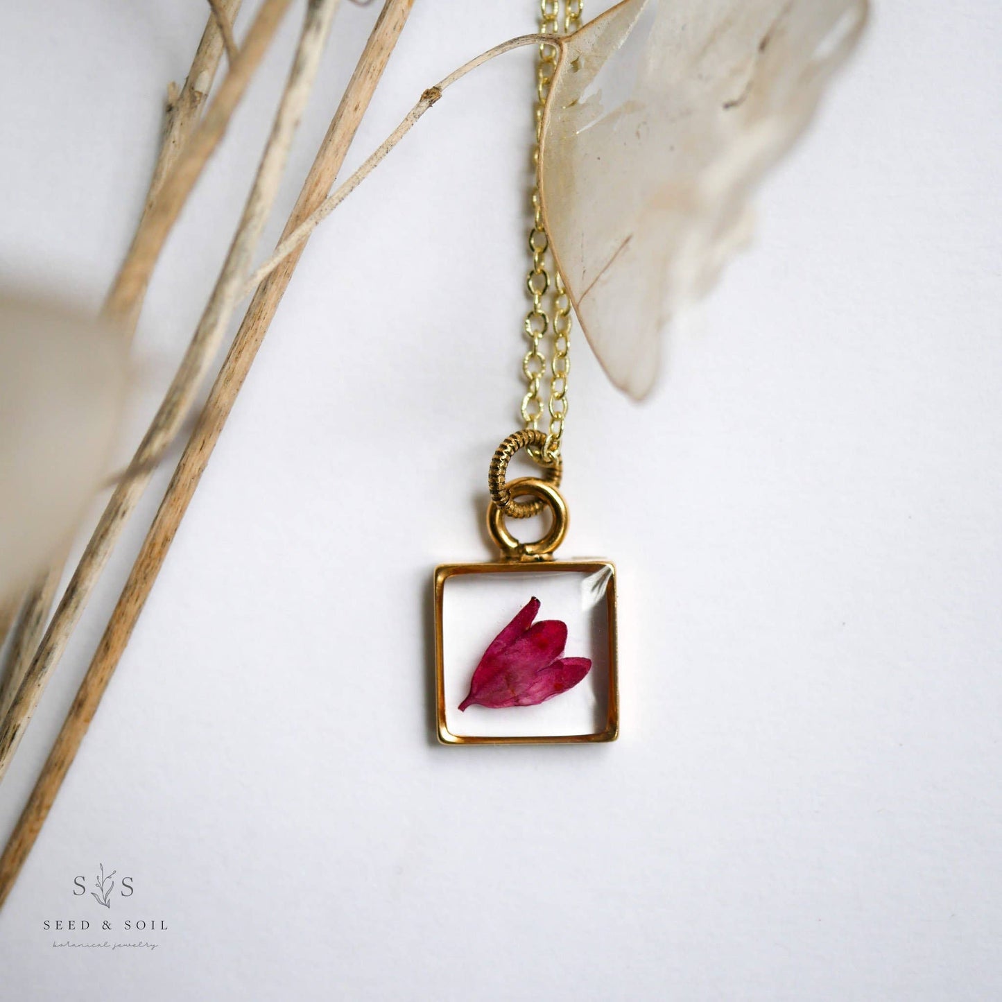 Small Square Pendant