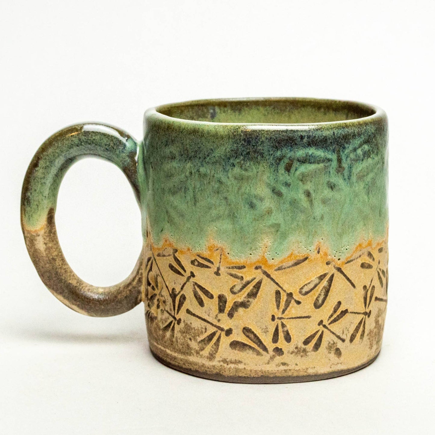 Green Dragonfly Mug