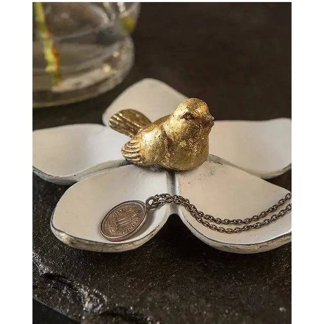 Pewter Five Petal Tray