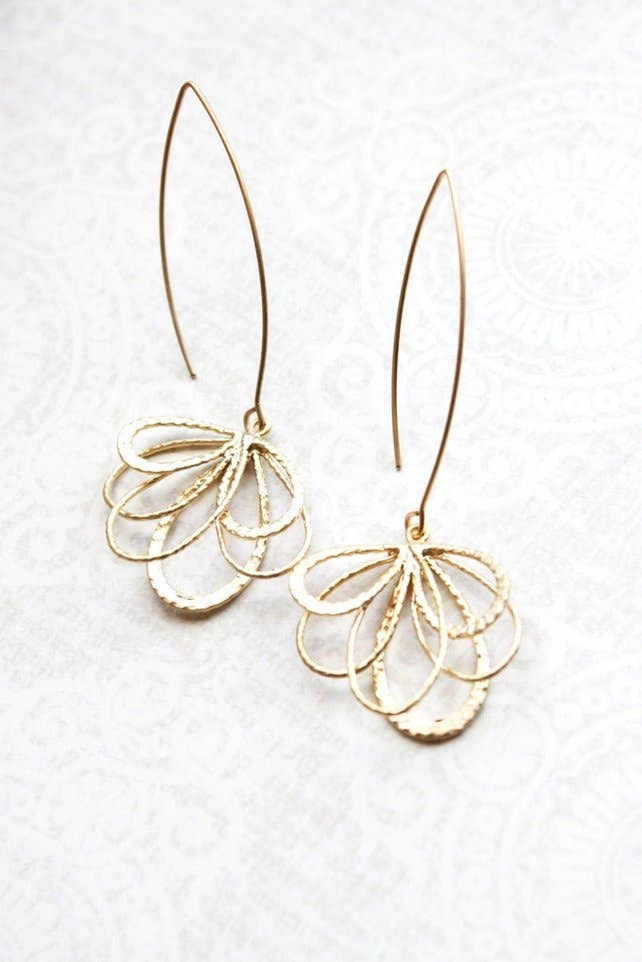 Gold Dangle Earrings