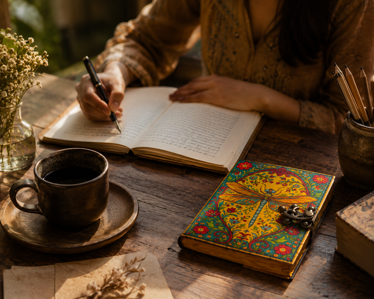 Leather Journal with Lock