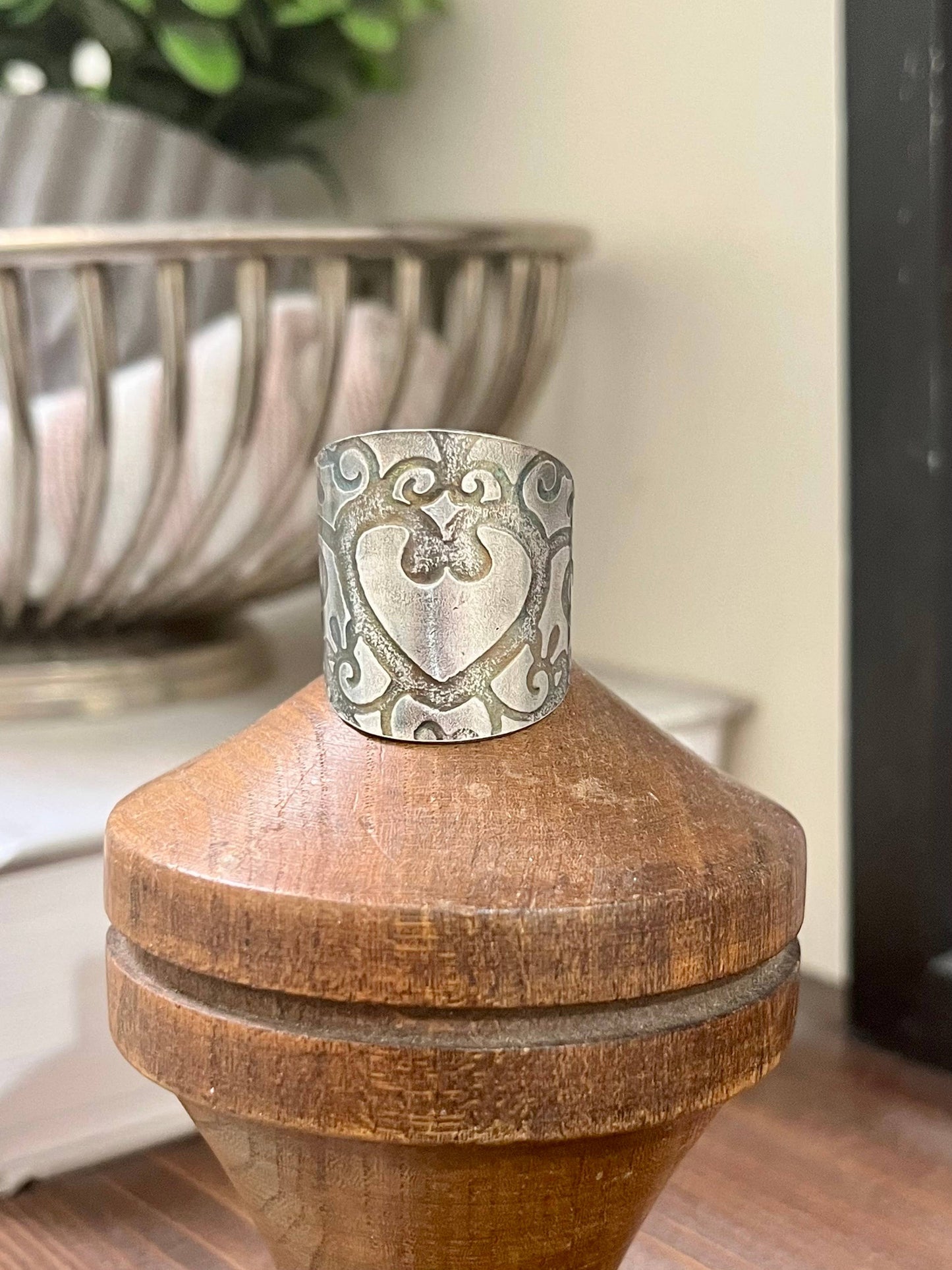 Embossed Spoon Ring Lot
