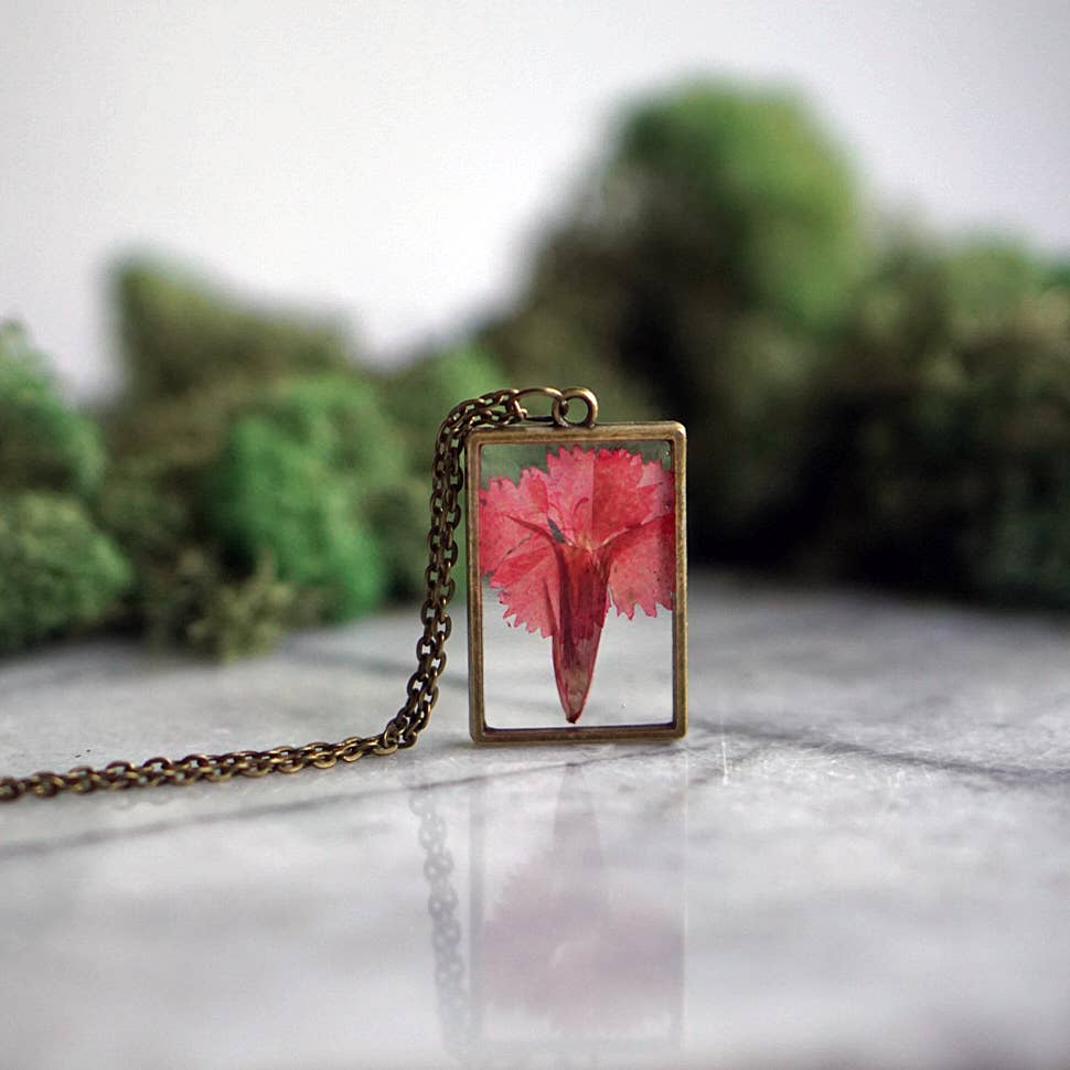 January Birth Flower Necklace