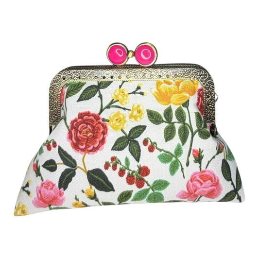 ON THE GO CC Clutch- Roses
