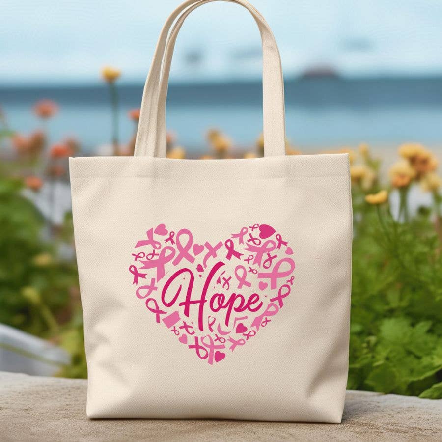 Cancer Support Canvas Tote Bag