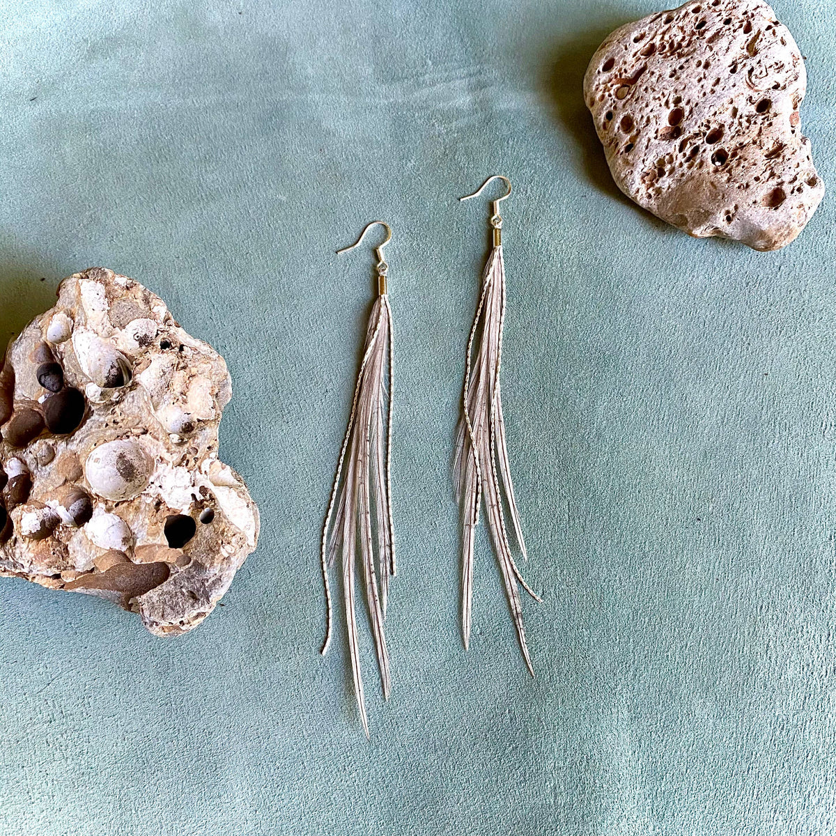 Mini Feather Earrings