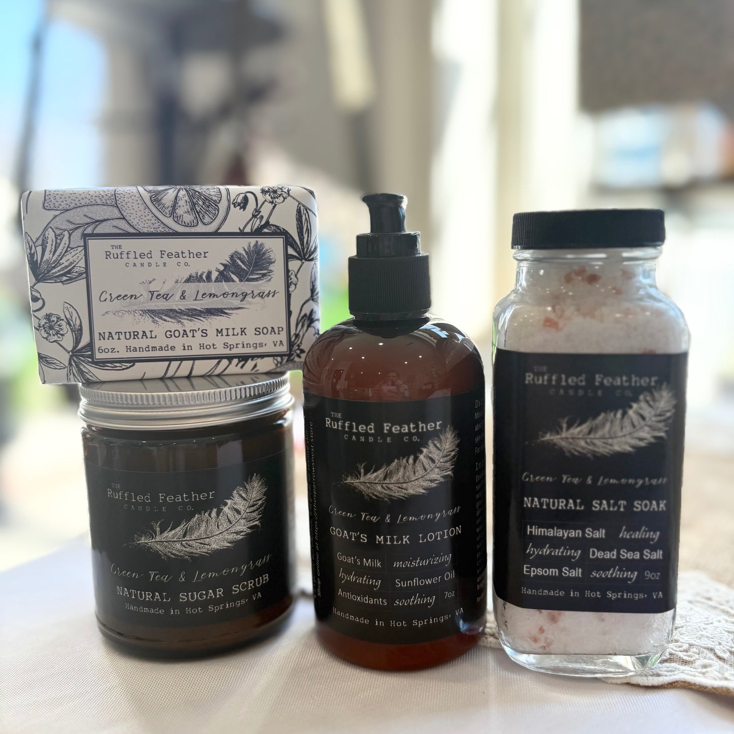 Ruffled Feather Soap