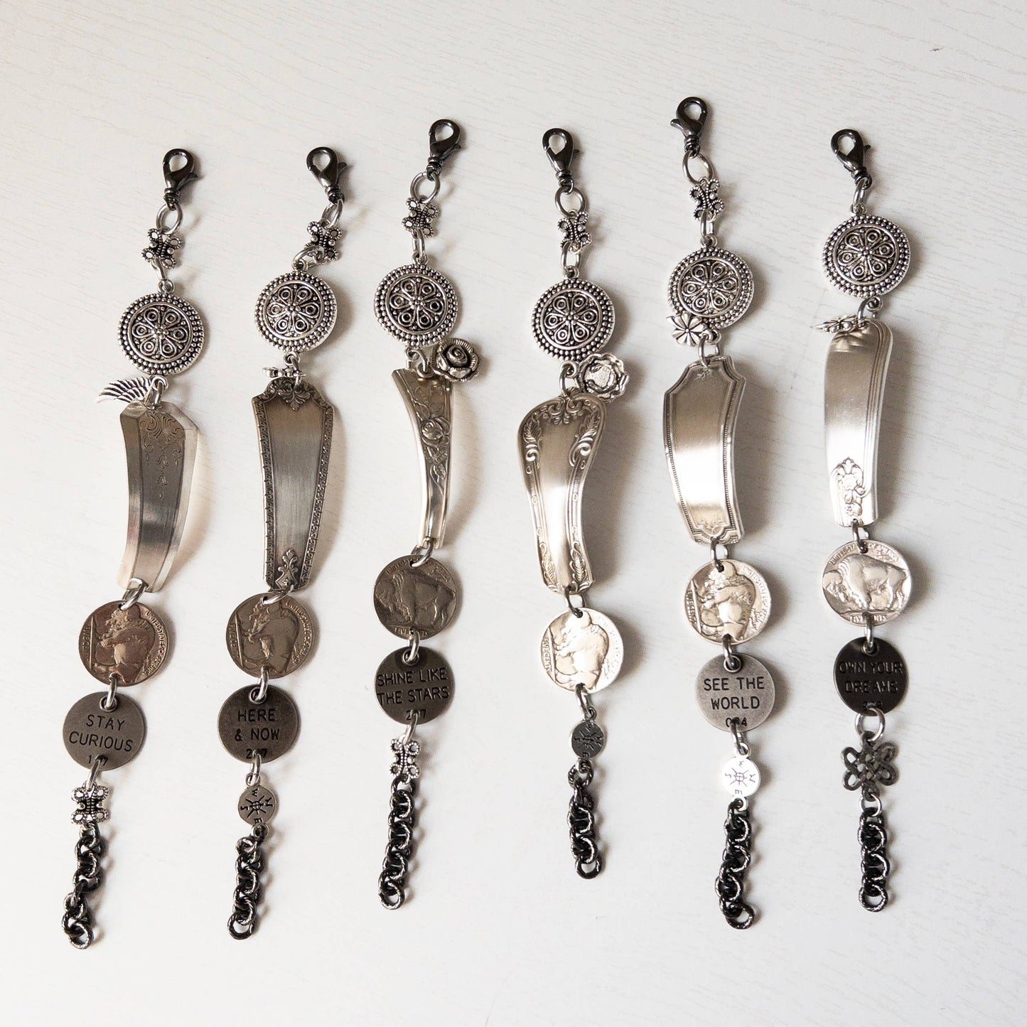 Genuine Buffalo Nickel Assemblage Bracelet