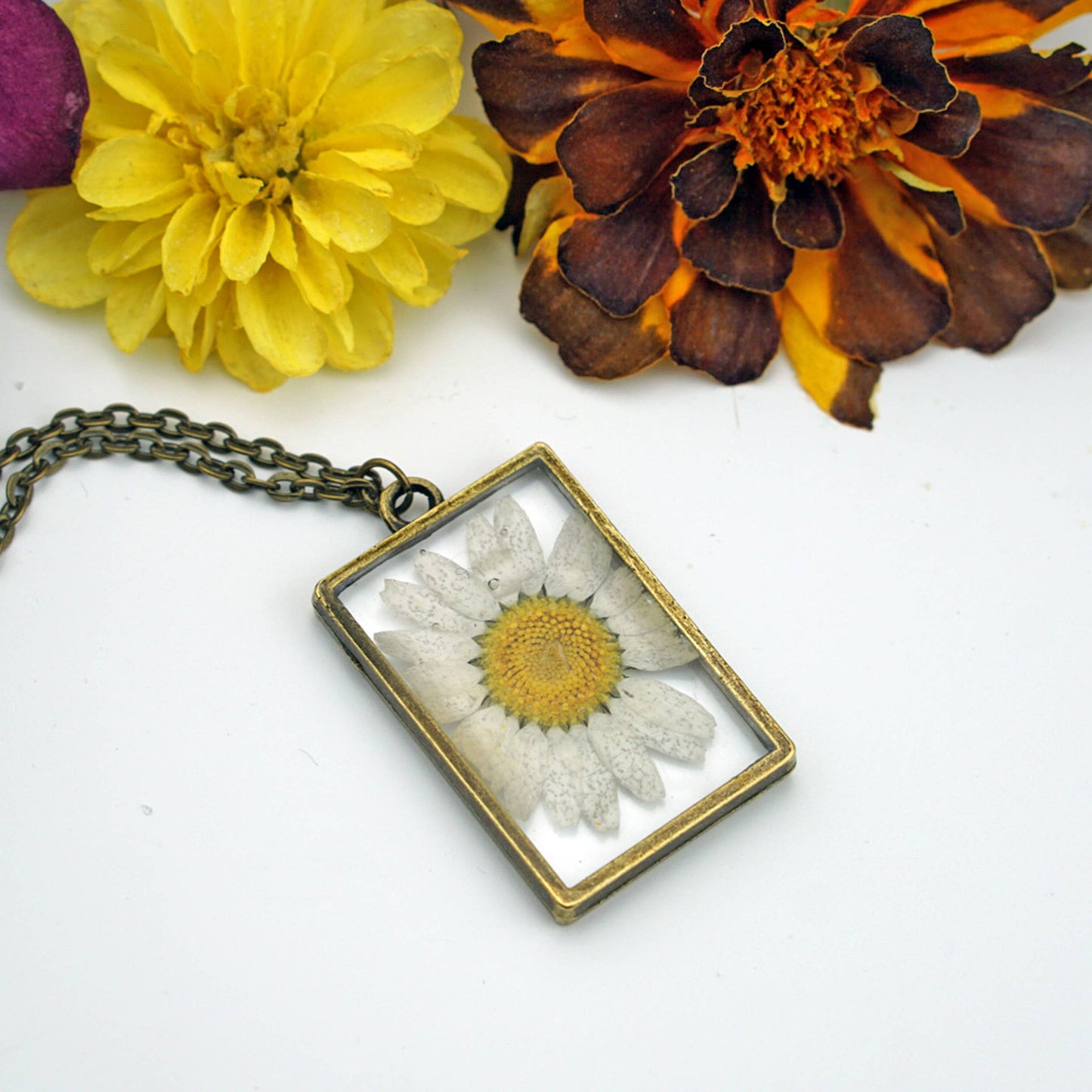 April Birth Flower Necklace