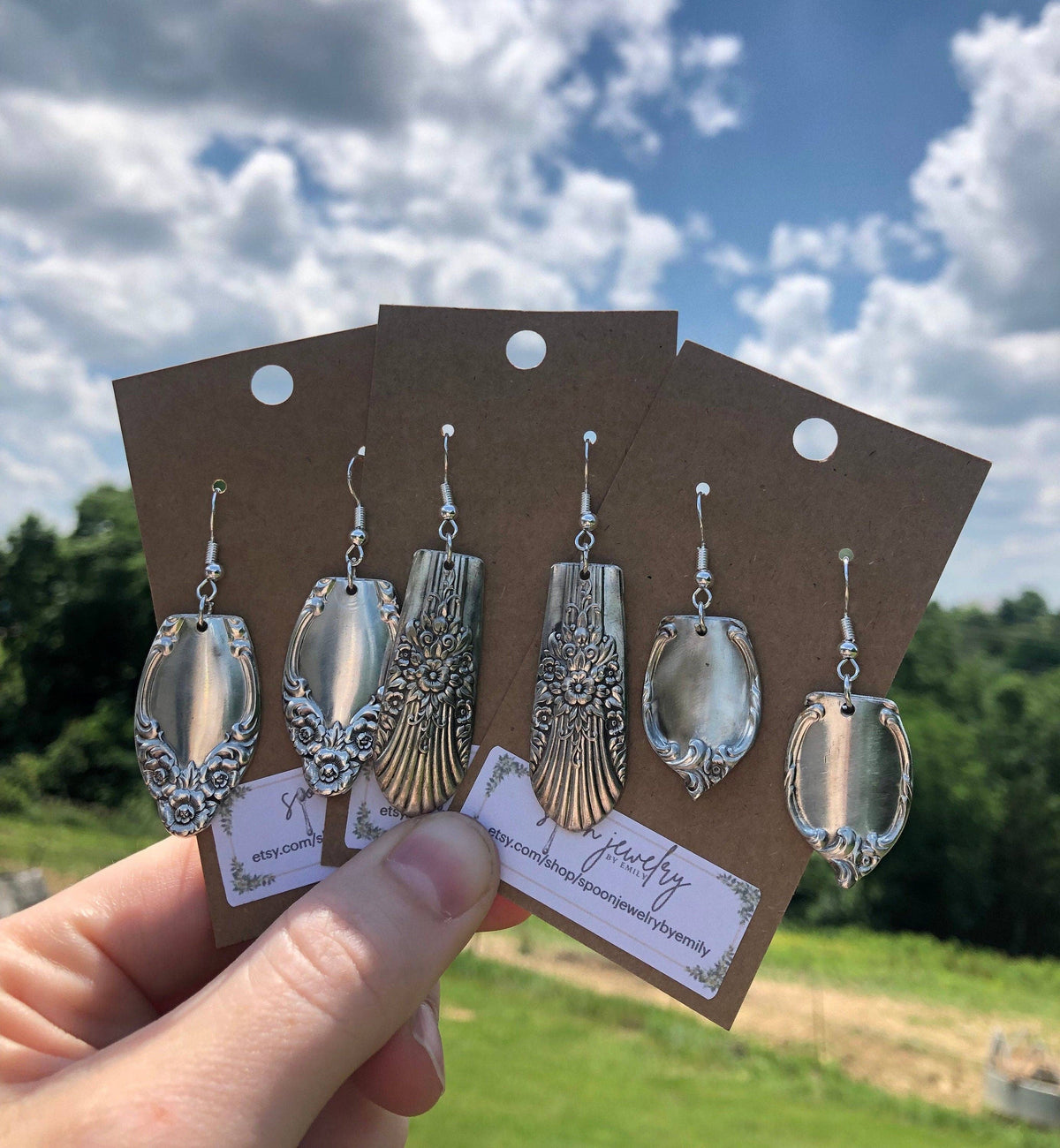 Lady Densmore Vintage Spoon Earrings