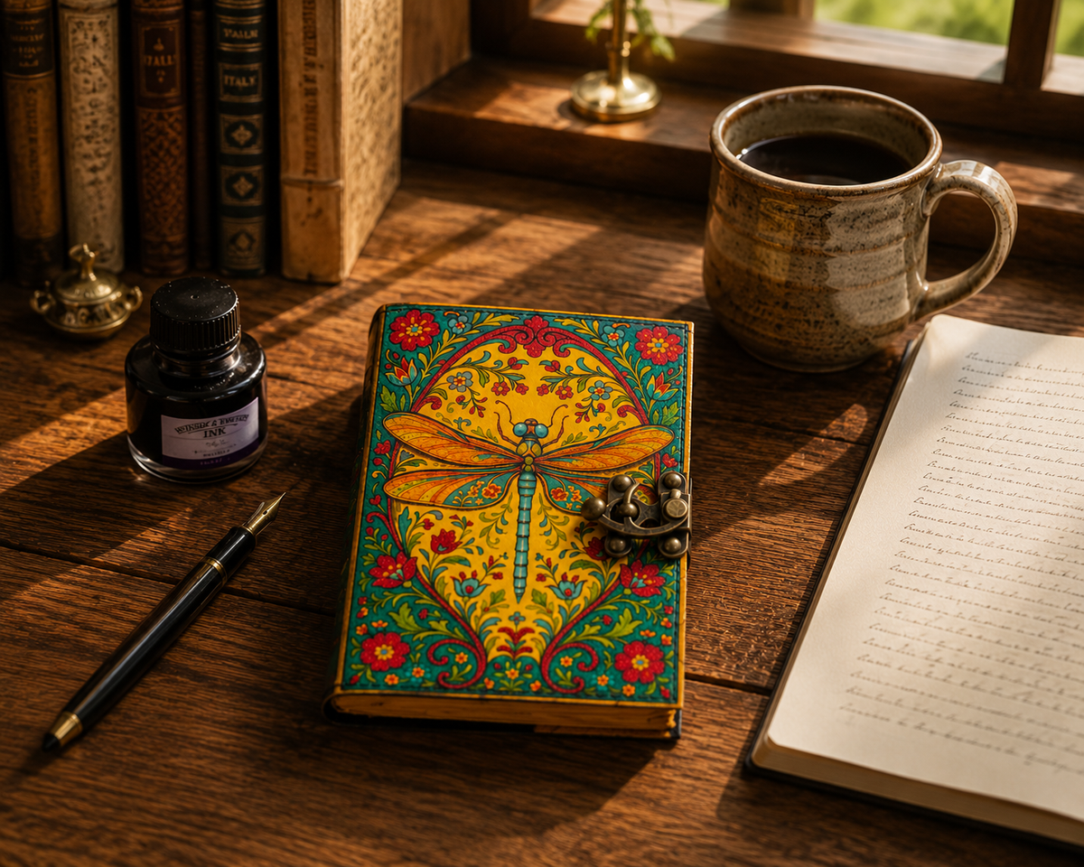 Leather Journal with Lock