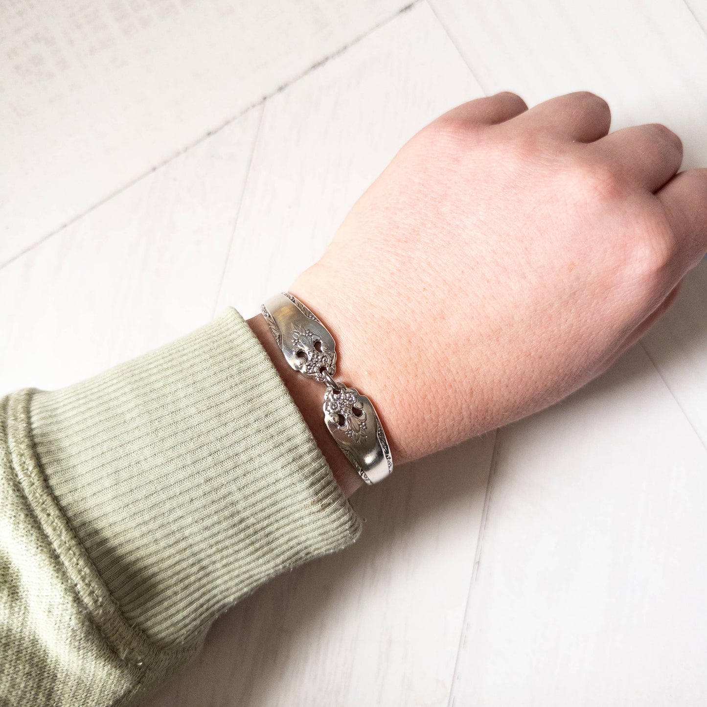 Lovely Lady Silverware Handle Bracelet