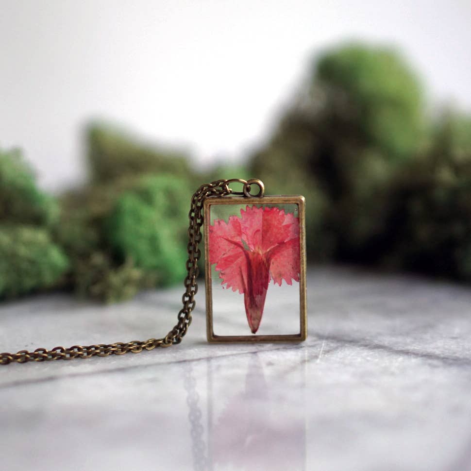 January Birth Flower Necklace