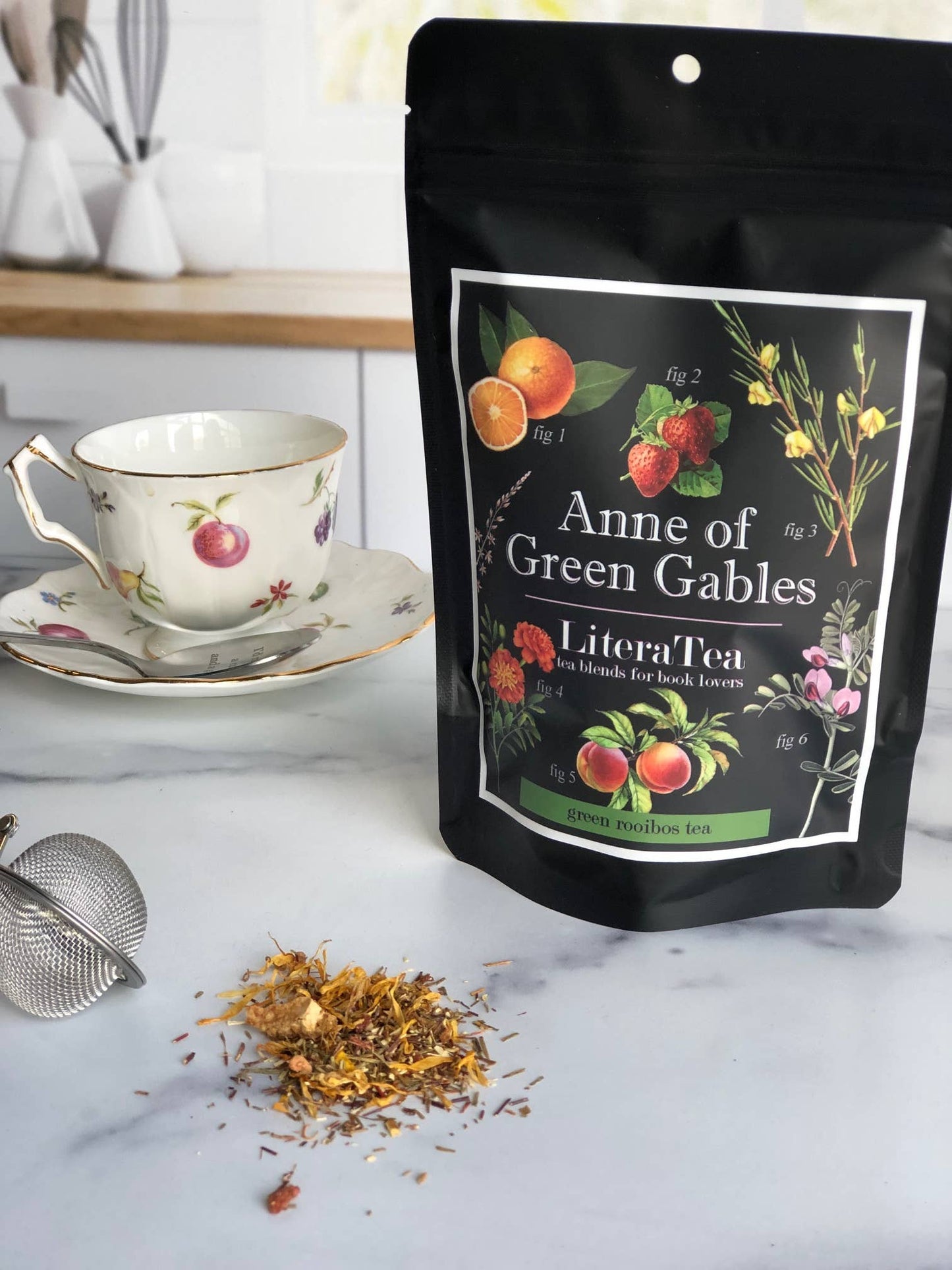 Anne of Green Gables Green Rooibos Botanical Loose Left Tea