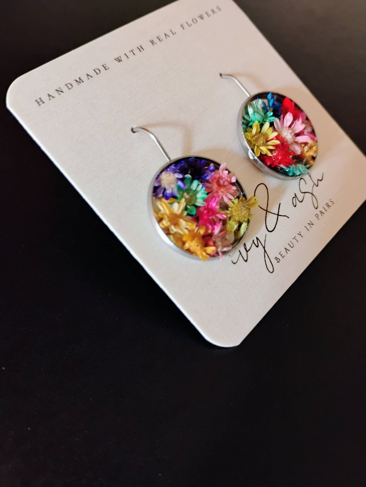 Wildflower Woman Dangle Earring