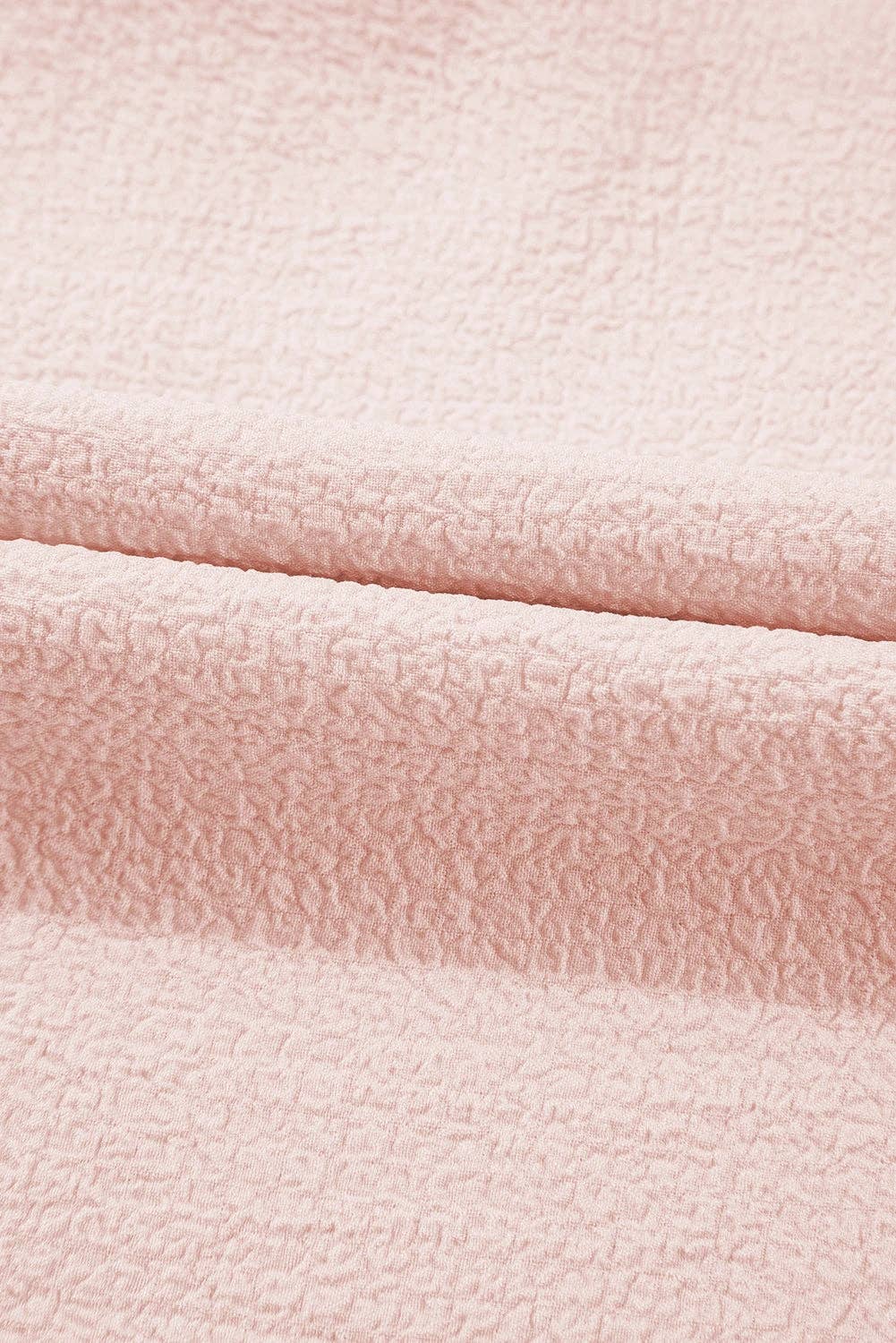 Textured Bow Back Summer Mini Dress