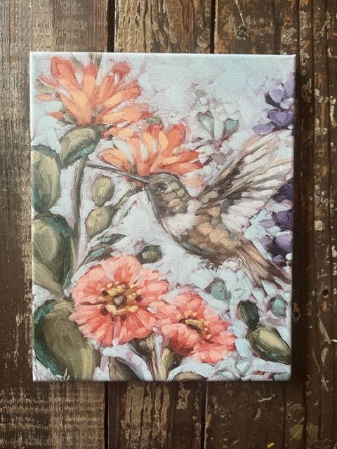 Hummingbird Nature Canvas Art