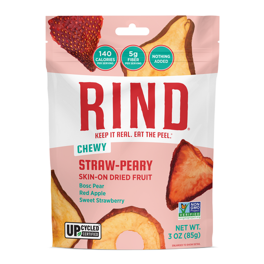 Straw-Peary Blend, Skin-on Dried Fruit - 3oz