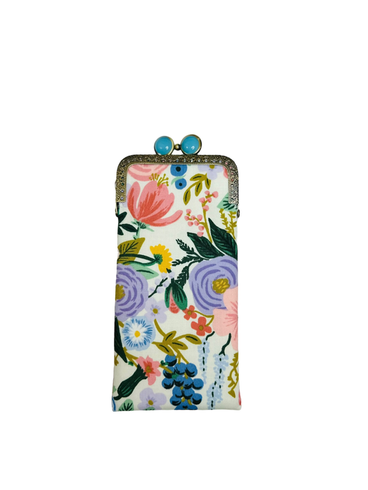 Eyeglass Case - Garden Party Ivory